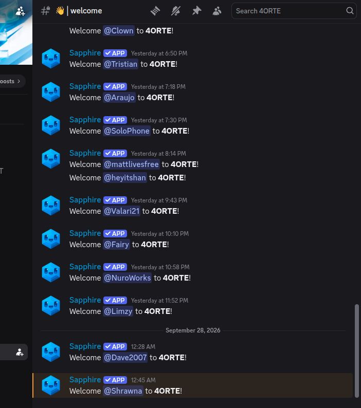 Free Discord, Sep 27, 2026