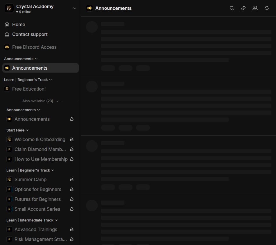 Free announcements feed, Sep 2026