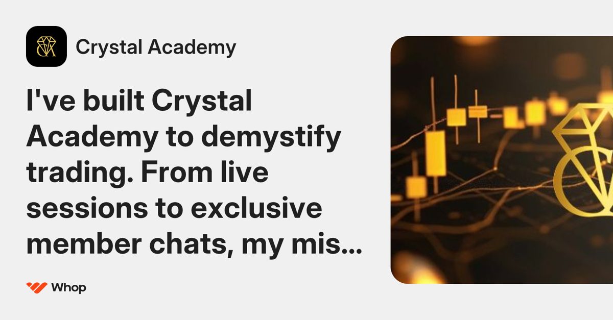 Crystal Academy: Free tier, joined Sep 27