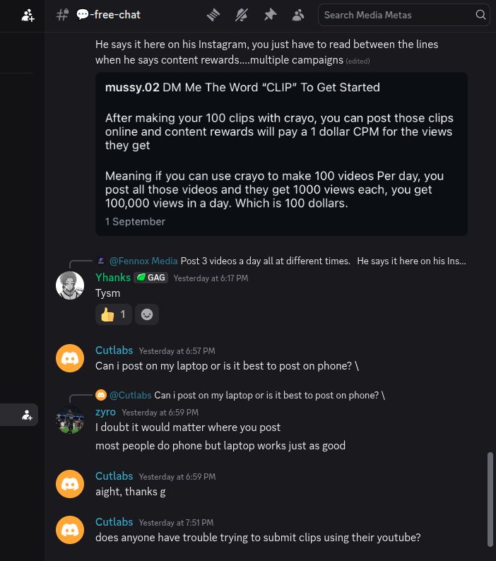 Free Discord, Sep 27, 2026