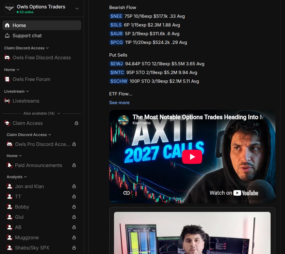 Free member view on Whop, Sep 27, 2026
