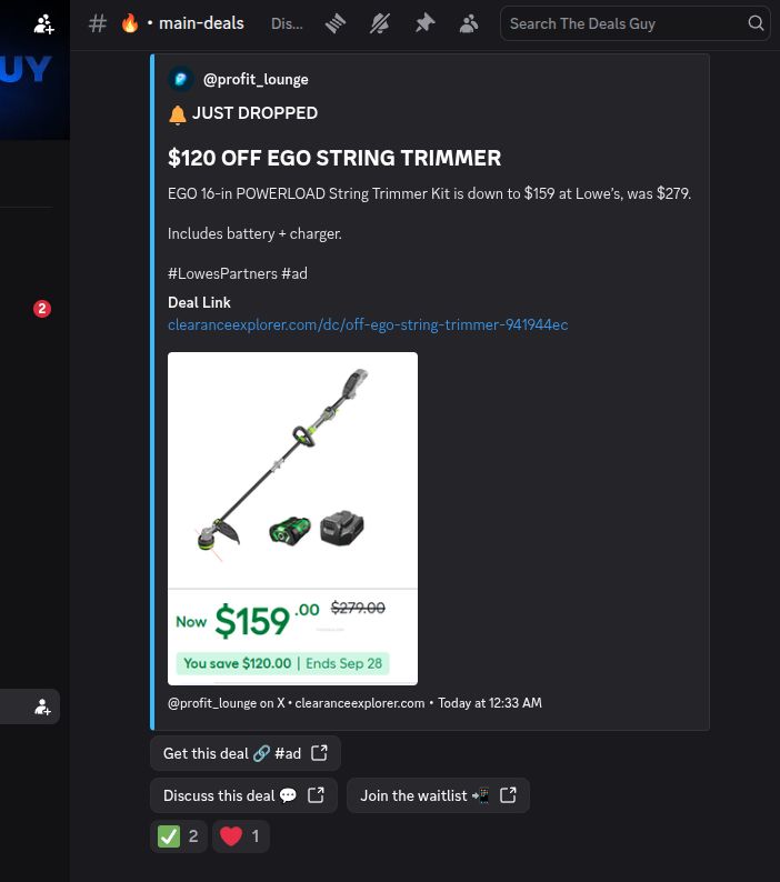 Free Discord, Sep 27, 2026