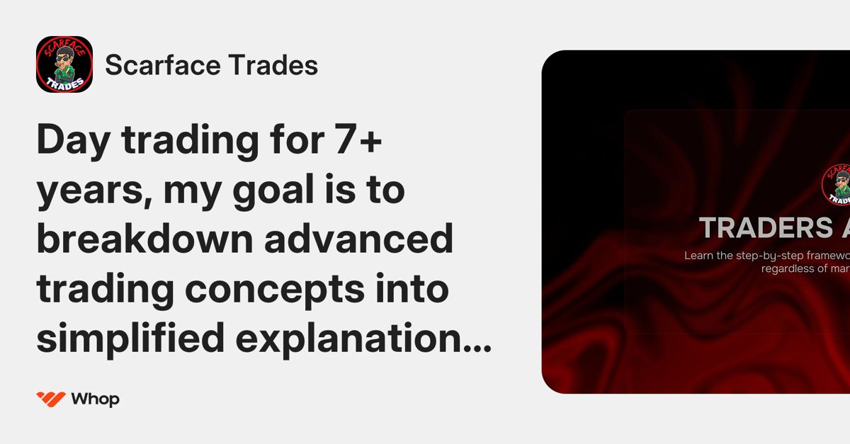 Scarface Trades: Reddit, unverified