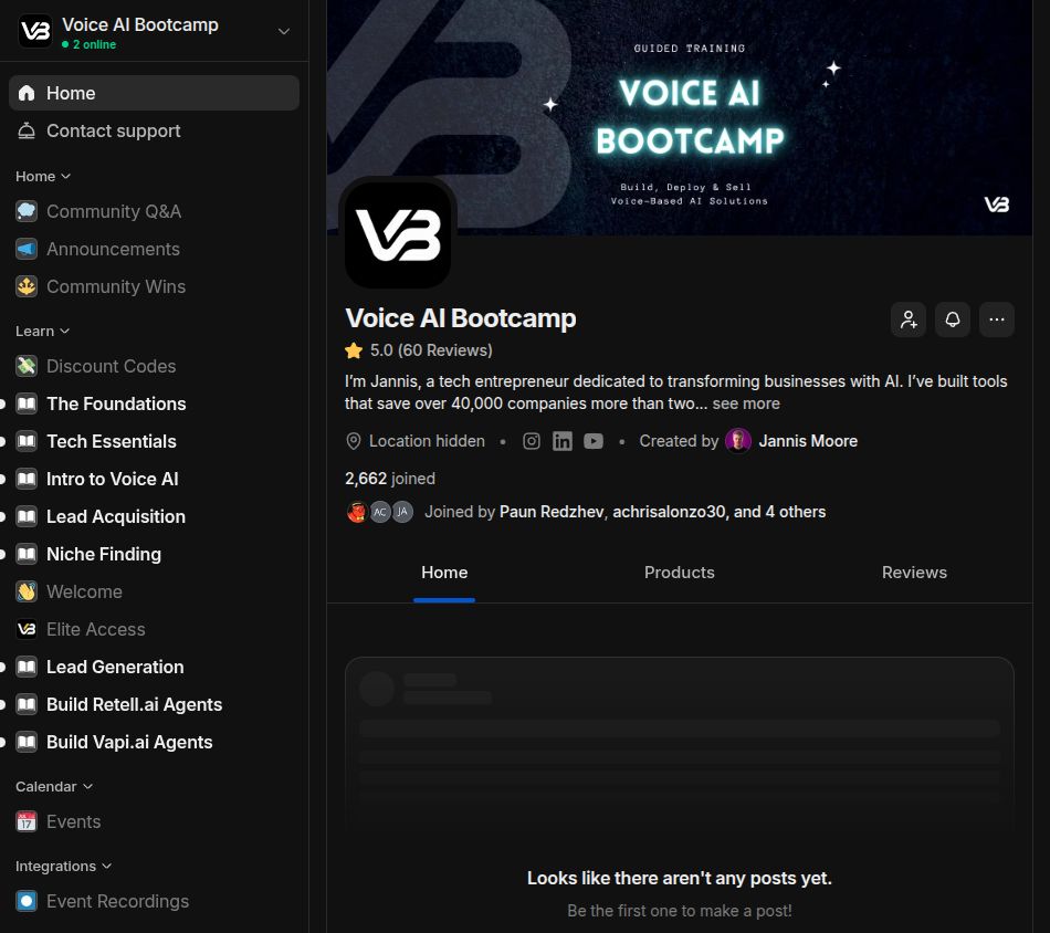 Free member view on Whop, Sep 27, 2026